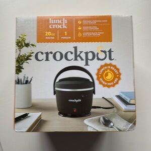 NIB Crockpot Lunch Crock 20 oz Black